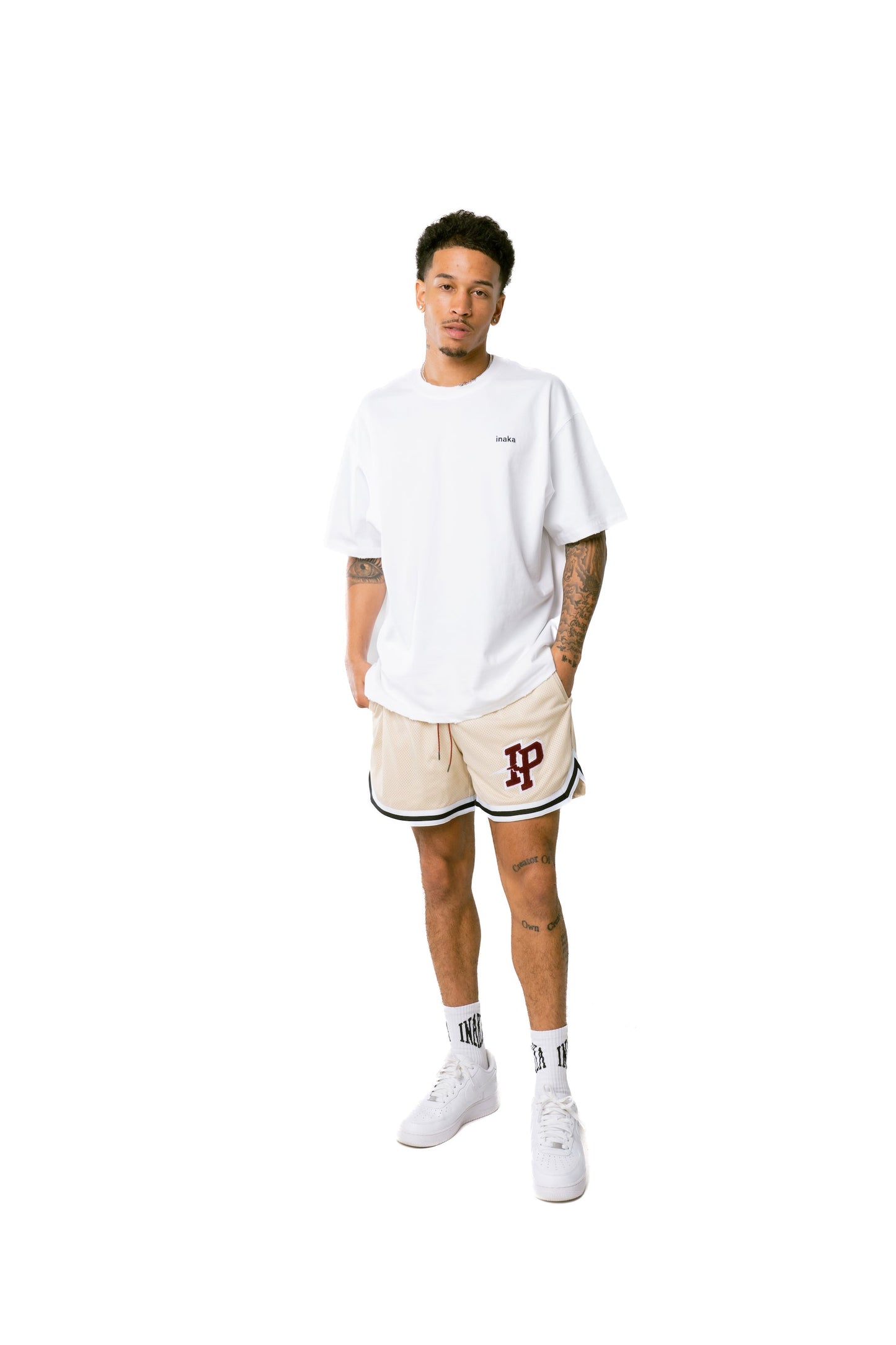 Men's League Mesh Shorts - Beige