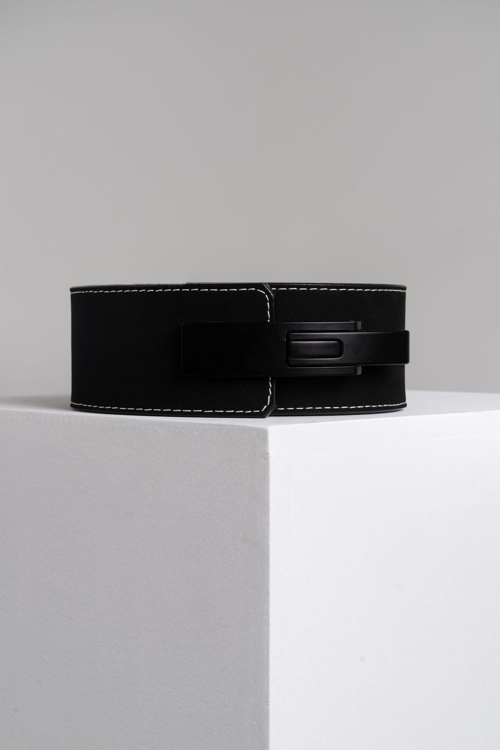 13mm Lever Suede Belt - Onyx