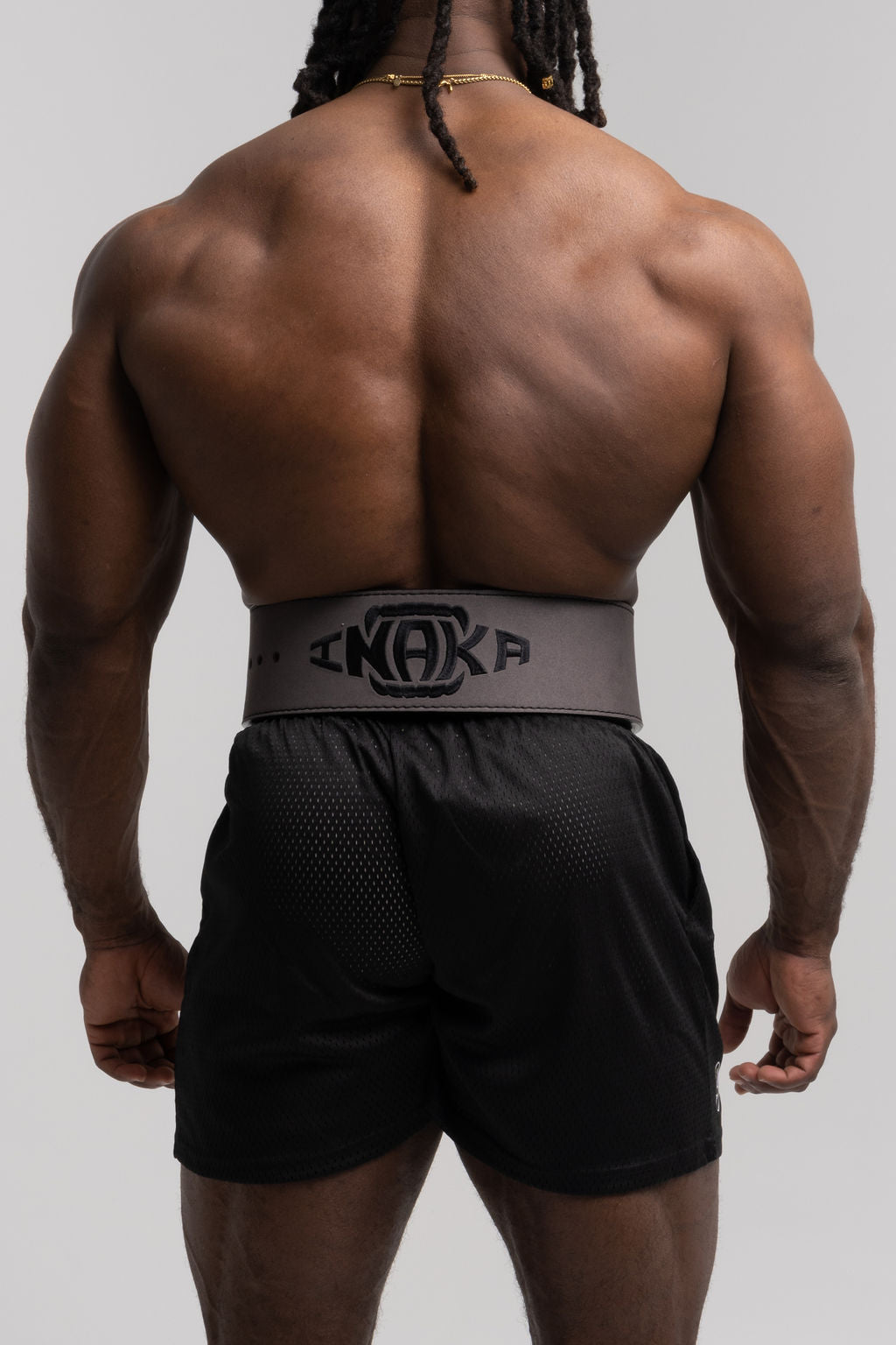 13mm Lever Suede Belt - Charcoal