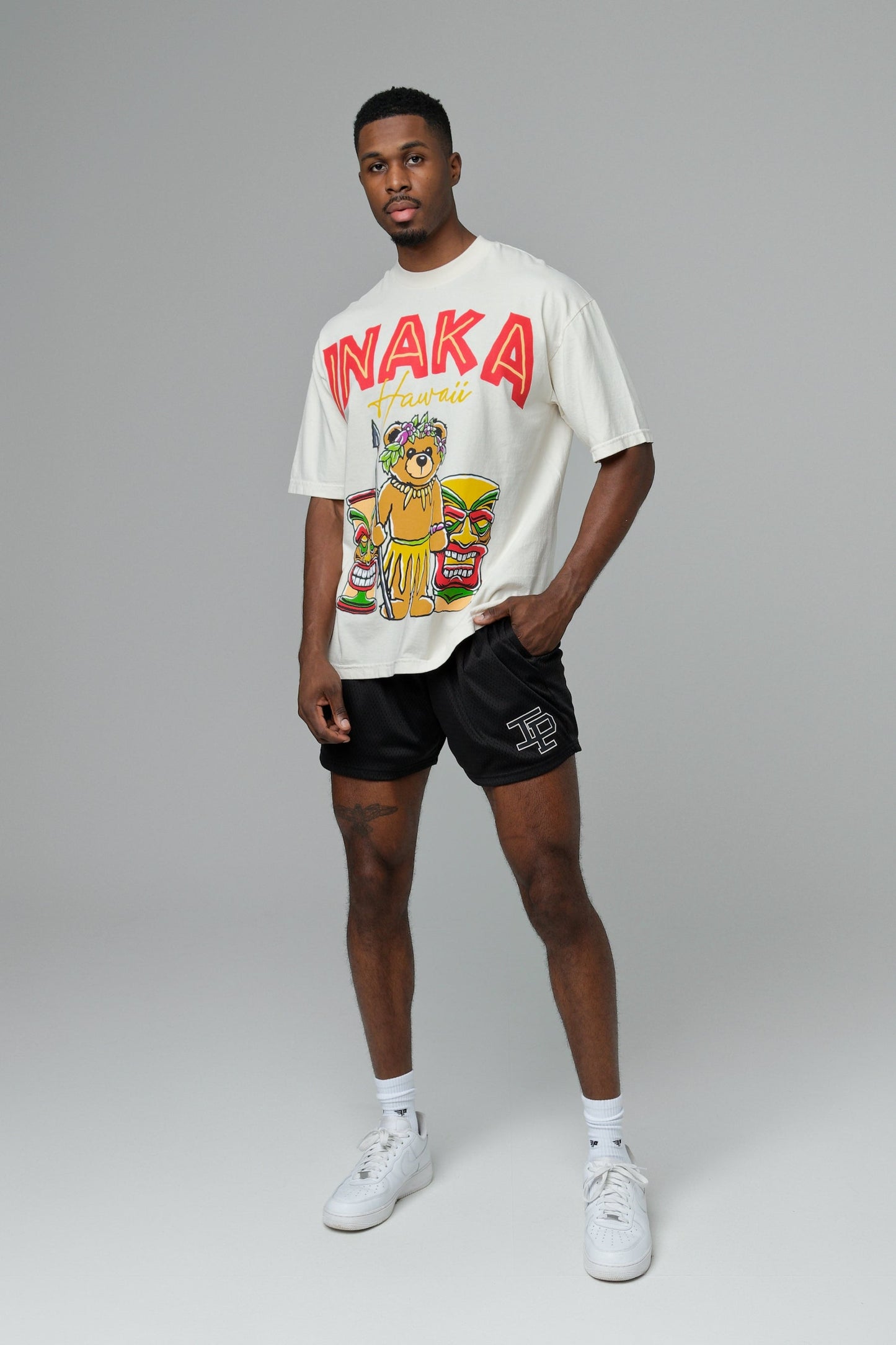 Tiki Teddy Tee - Cream