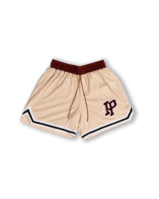 Men's League Mesh Shorts - Beige