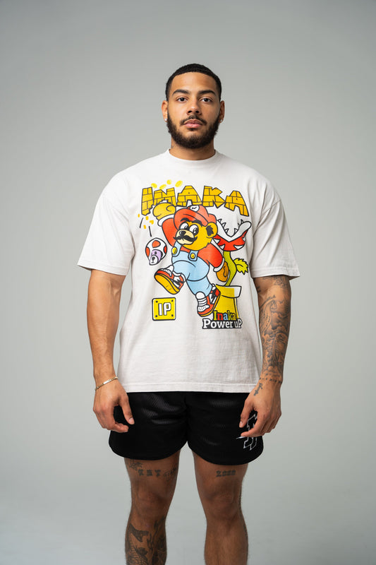 Power Up Tee - Cream