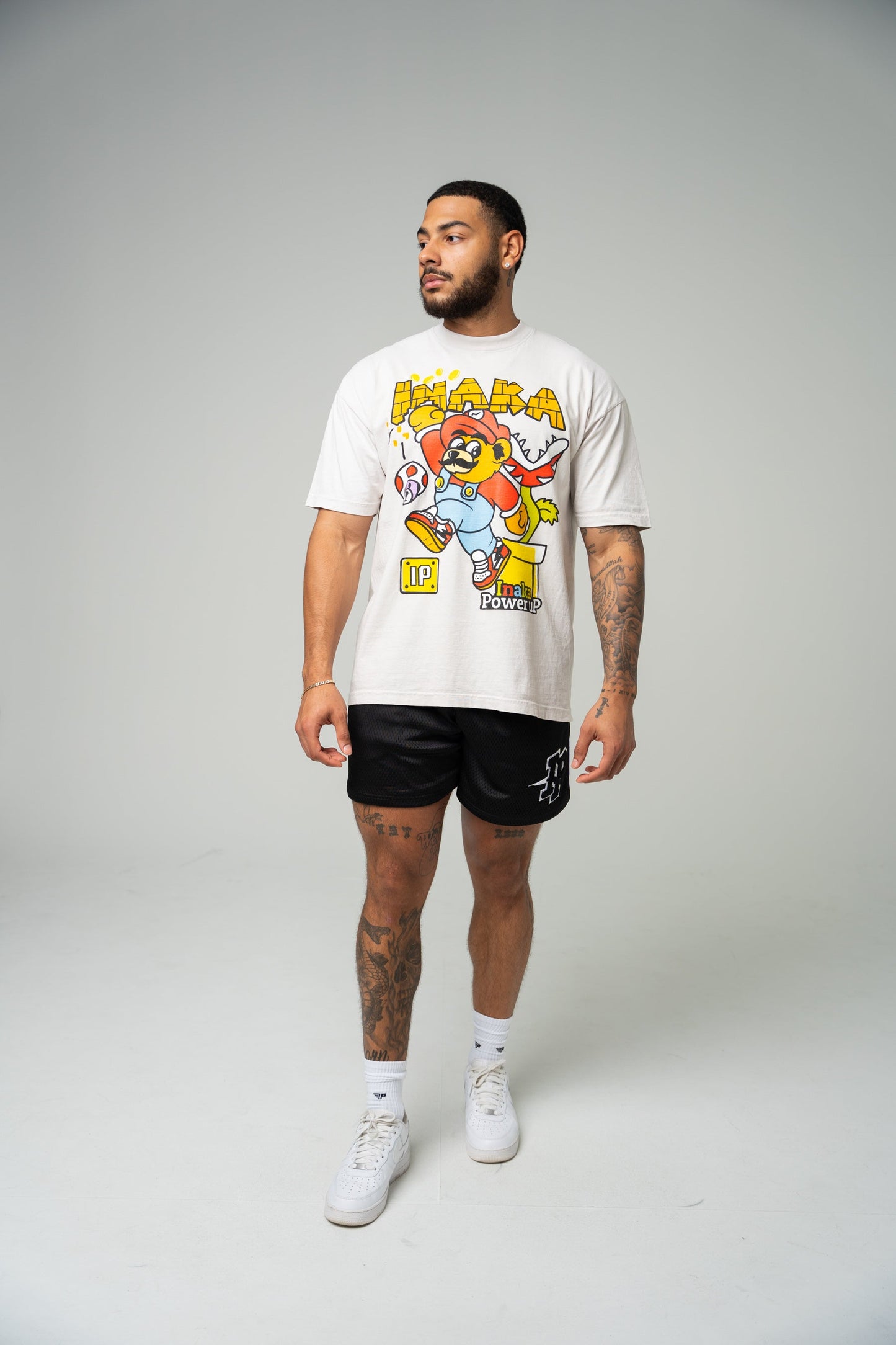 Power Up Tee - Cream