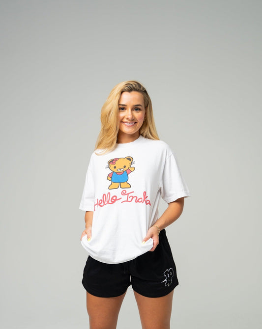 Hello INAKA Tee - White