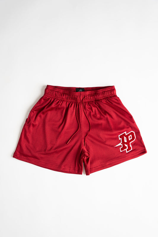 Patch Basic Shorts - Red