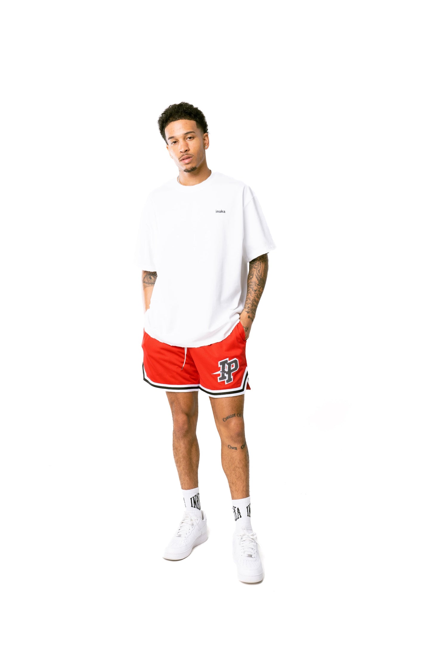 Men's League Mesh Shorts - Brick Red
