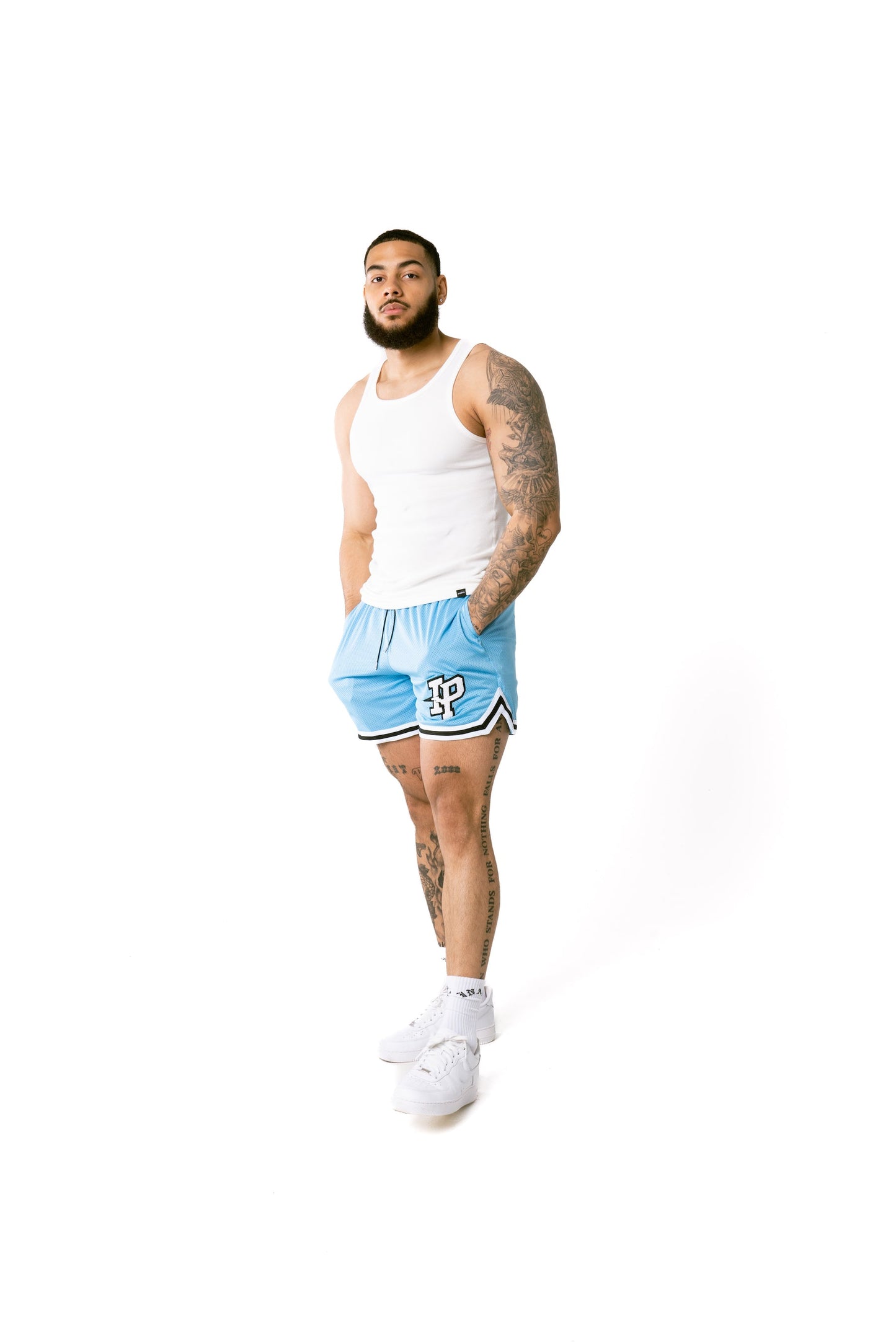 Men's League Mesh Shorts - Retro Blue