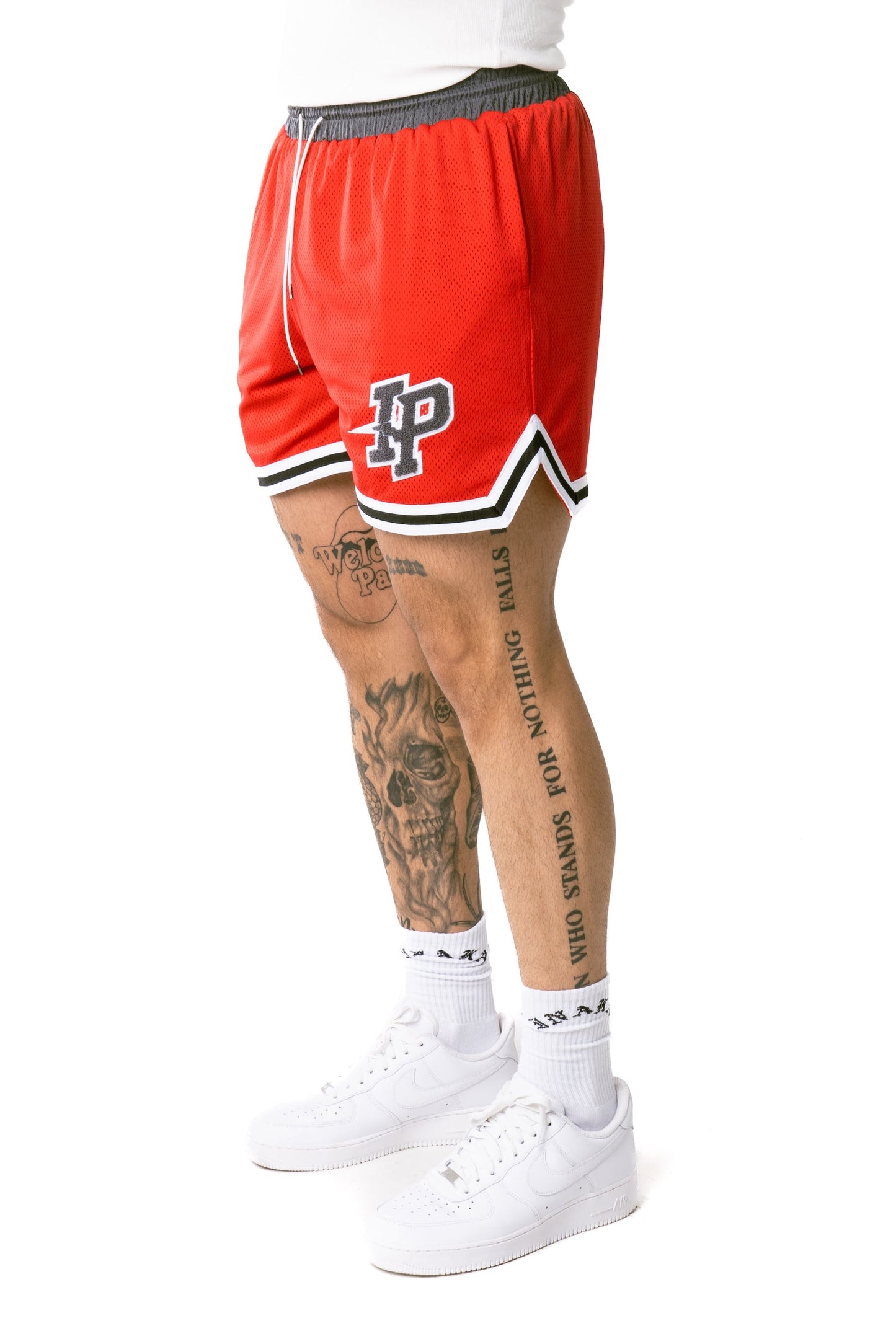 Men's League Mesh Shorts - Brick Red