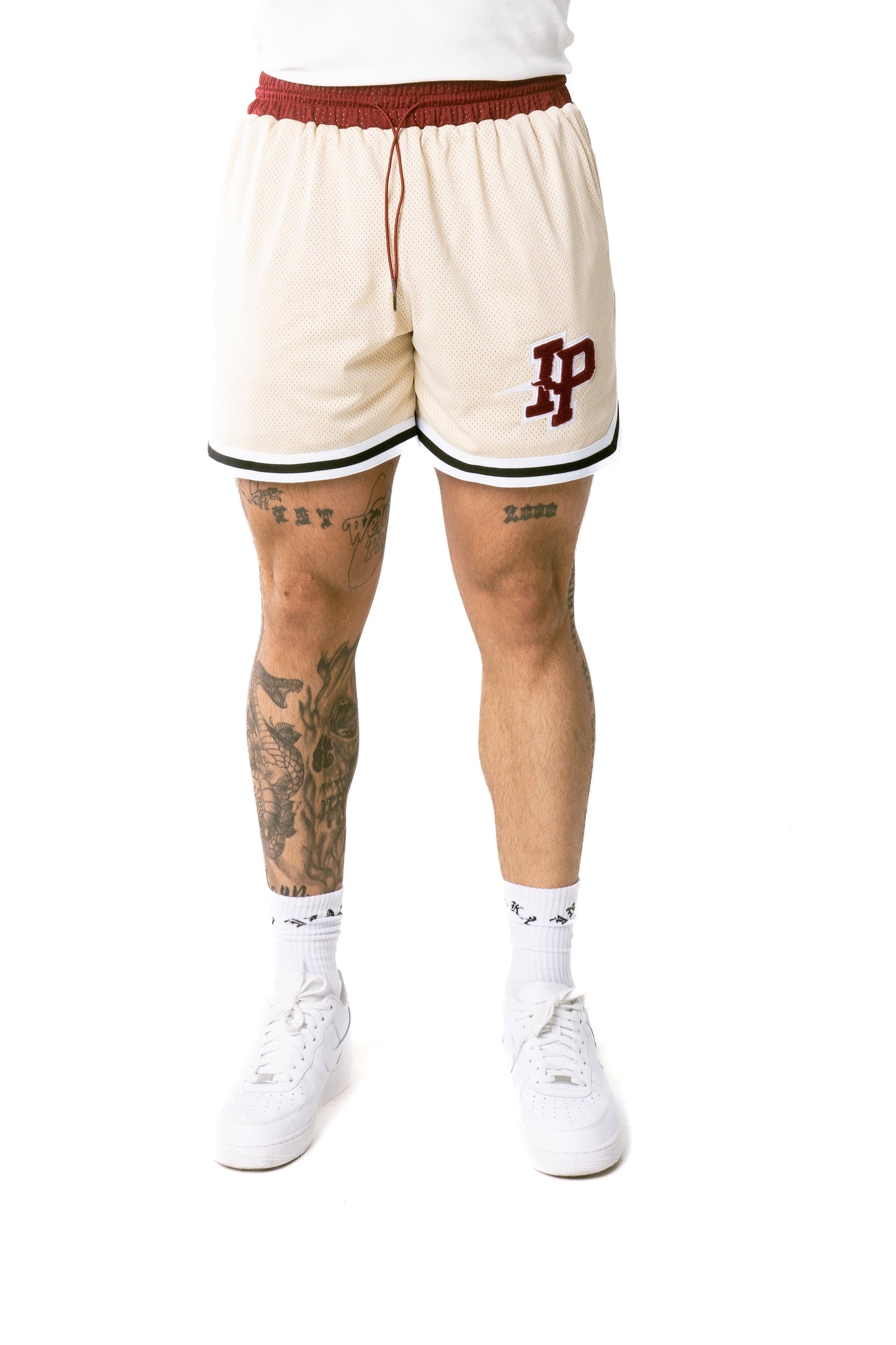 Men's League Mesh Shorts - Beige