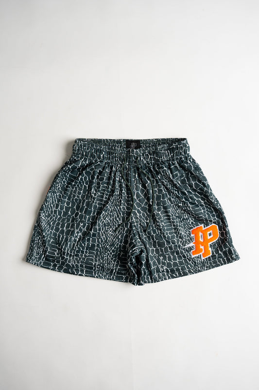 Men's Graphic Mesh Short - Crocodile