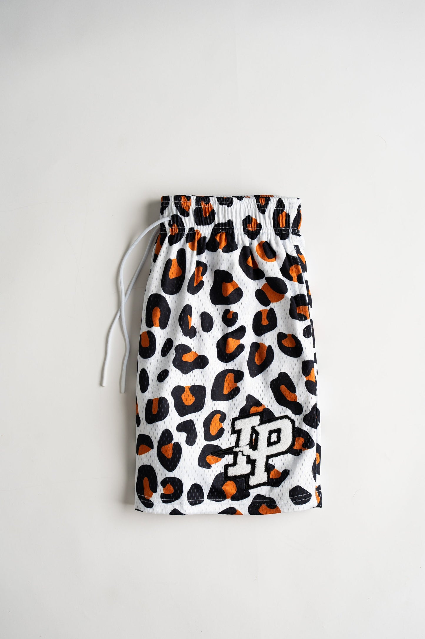 Men's Graphic Mesh Shorts - Cheetah W/O