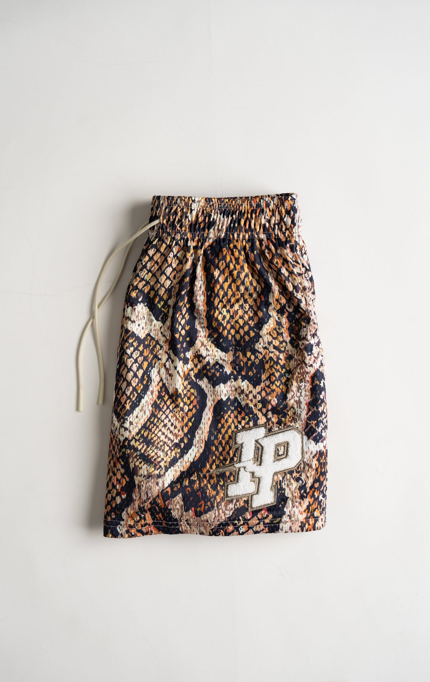 Men's Graphic Mesh Short - Snake Blk/Bwn