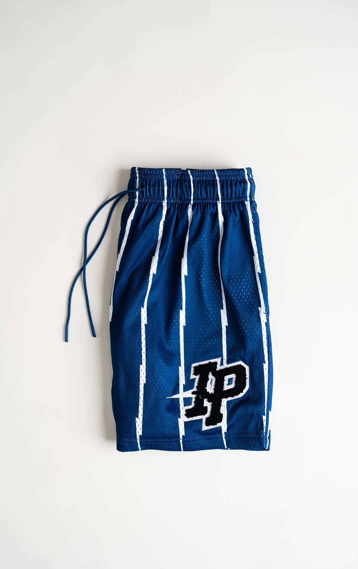 Pinstripe Shorts - Varsity Blue
