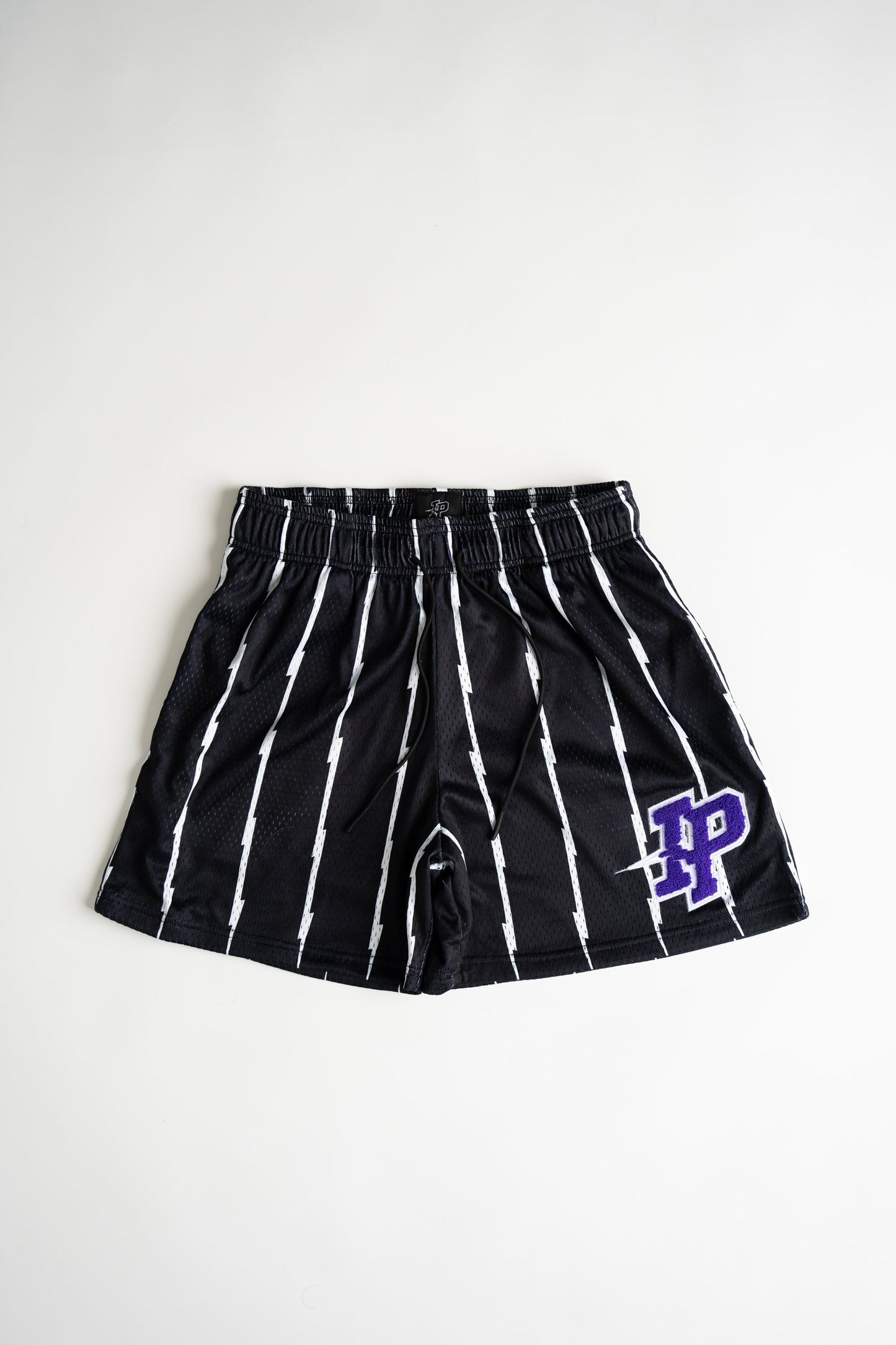 Pinstripe Shorts - Alum Black