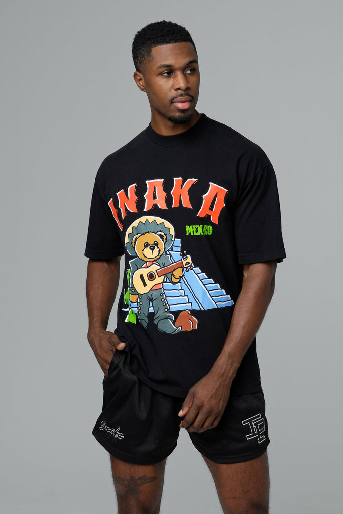 Mexico Teddy Tee - Black