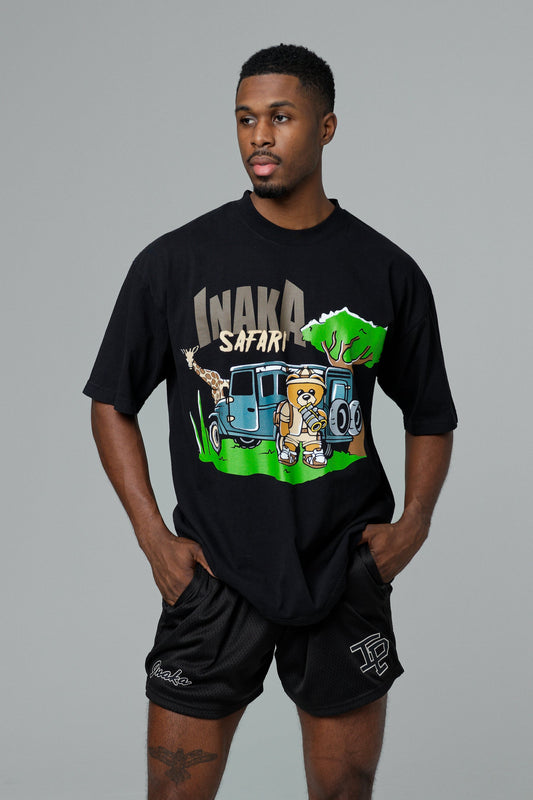 Safari Teddy Tee - Black