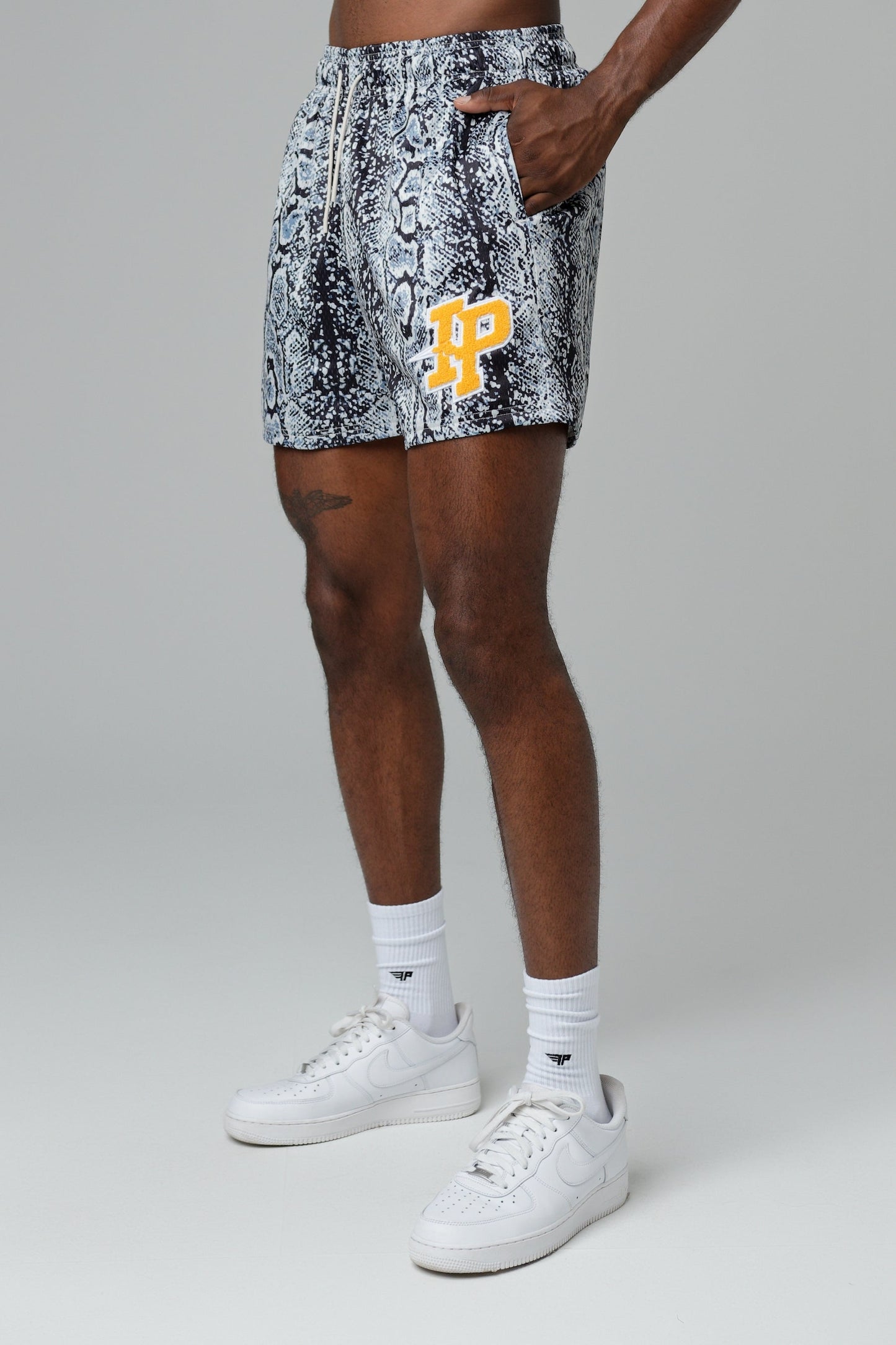 Men's Graphic Mesh Short - Snake B/G