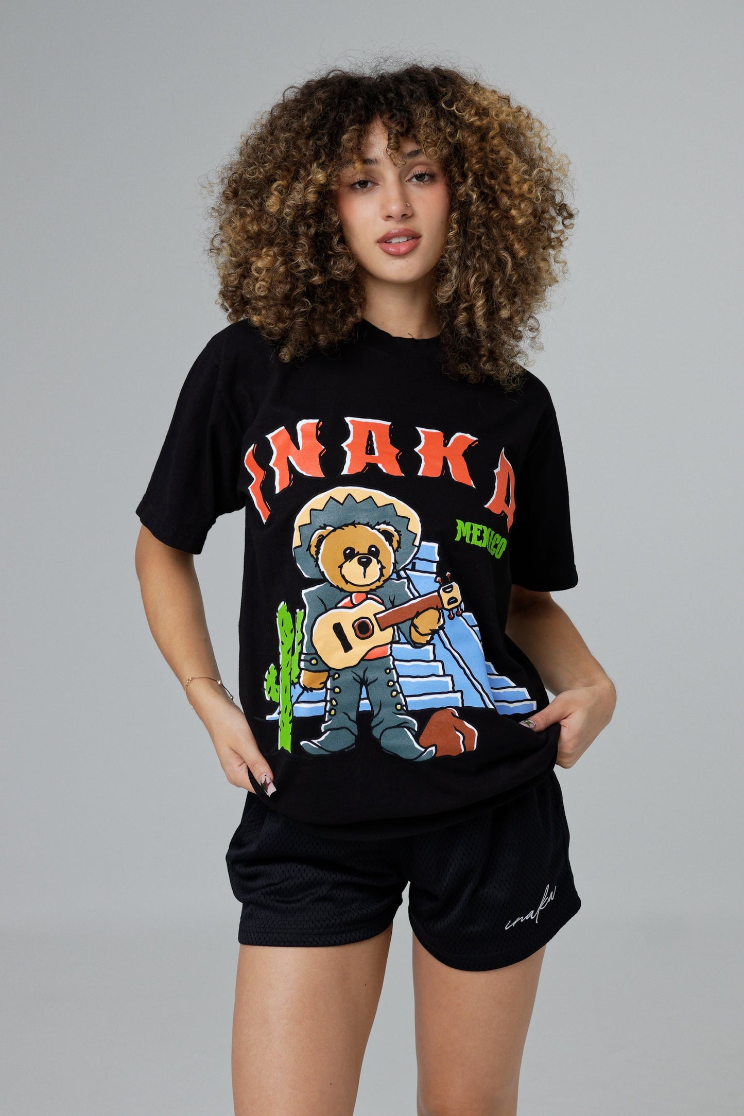Mexico Teddy Tee - Black