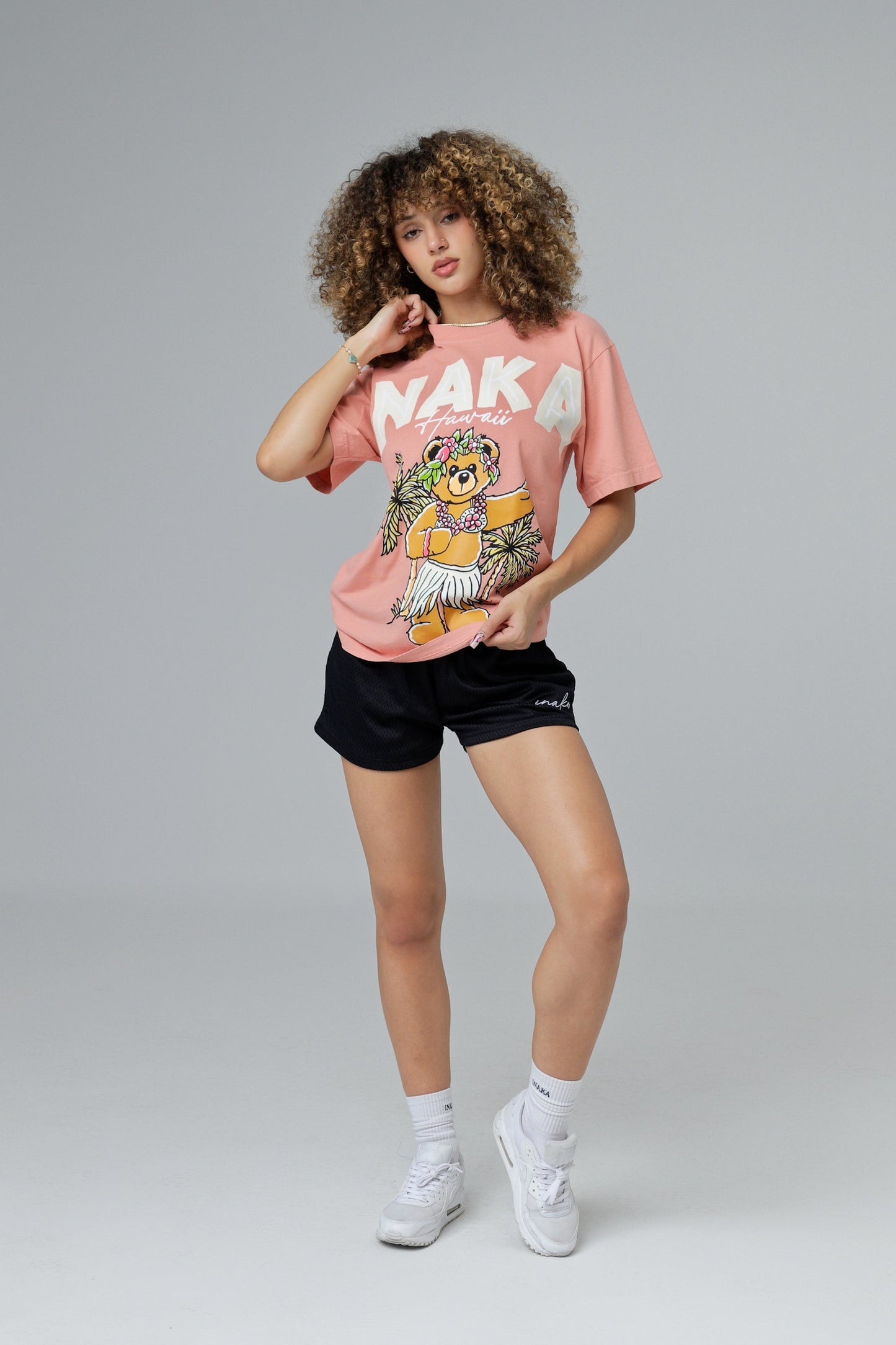 Lūʻau Teddy Tee - Coral